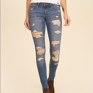 Hollister ripped jeans